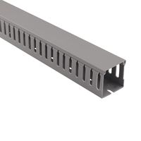Conduit de câblage à fente ouvert en PVC à impact élevé H X W goulotte de câble en plastique 2 m/pcs