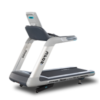 Tapis roulant électrique ASJ ASJ9000 - Cadre en acier, écran LED, moniteur de fréquence cardiaque portable pour usage domestique et commercial