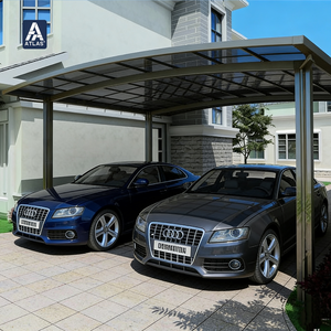 <strong>Canopia</strong> Lean-to Aluminum Carport Arch Roof-Attaches Existing Wall Rustproof Weatherproof Space-Saving Outdoor Parking Shelter - Product Image 5