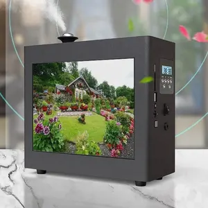 Difusor de fragrância comercial, tela lcd de 10.4 polegadas anúncio elétrico perfume máquina de ar para hotel 500ml garrafa de óleo