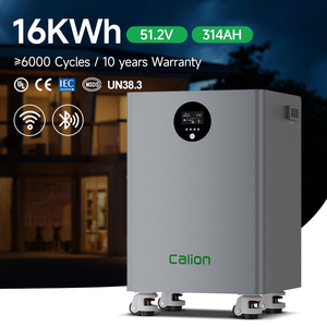 Movable 16KWh 51.2V 314Ah Large Capacity Lithium Ion <b>Battery</b> Roller Energy System Stackable CAN Hybrid Grid Home Use - Product Image 1