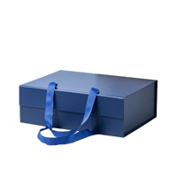 Boîte cadeau magnétique de luxe personnalisable pour bougie, avec impression UV en relief, recyclable, pliable, couvercle rigide en carton, papier personnalisé
