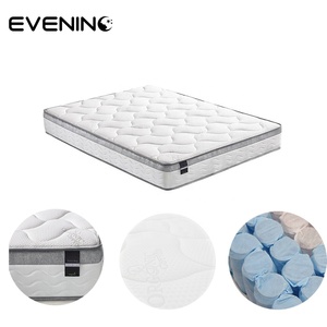 <strong>Cheap</strong> Price Tight Top High Density Foam Pocket Spring Twin <strong>Double</strong> Size <strong>Mattress</strong> - Product Image 1