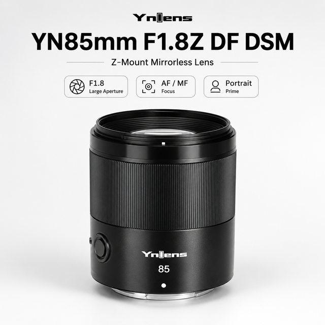 Yongnuo YN 85mm F1.8Z DF DSM Metal Lens for Z Mount Full Frame Mirrorless Camera Auto Focus Large Aperture Prime