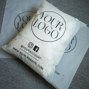 Custom Logo Luxury Garment <strong>Bag</strong> Transparent Zipper Lock Packaging <strong>Polyethylene</strong> Garment Material &amp; Zipper <strong>Bag</strong> Plastic <strong>Bag</strong> - Product Image 2