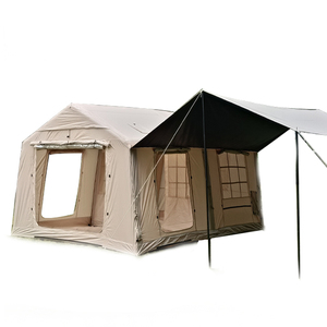 Carpa Inflable de Lujo Portátil de 12 m² para Acampar, para 6-8 Personas, Resistente, Impermeable, para las Cuatro Estaciones, con Bomba de Aire, de Tela Oxford - Product Image 5
