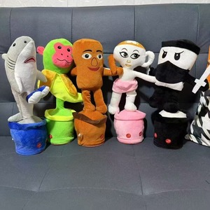 Juguete de Peluche de Madera Tung Sahur, Divertido, Habla y Baila, <span class=keywords><strong>Serie</strong></span> Montaña y Mar, Venta al por Mayor - Product Image 2