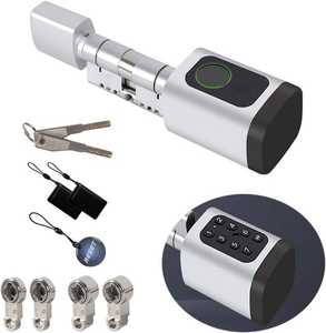 आसान रेट्रोफिट डिय अपग्रेड बायोमेट्रिक कीपैड स्मार्ट फिंगरप्रिंट लॉक, होम ऑफिस डोर टलॉक ट्यूय - Product Image 1