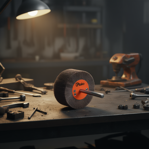 Roue à lamelles abrasives Ttake 25x5 mm, grain 180, tige de 3 mm pour le meulage - Product Image 3