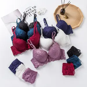 Sexy Cross Paillette Bra Brief Set Back Wholesale Womens Underwear