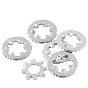 M8-M10 Hot Sale 304 Stainless Steel Serrated Lock Washers With External Teeth For Screw And Washer Assemblies