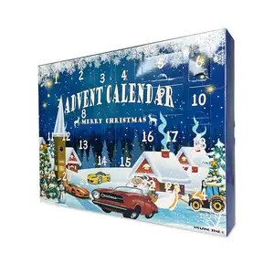クリスマスのためのギフト包装チョコレートギフトボックスのための卸売空のアドベントカレンダーボックス