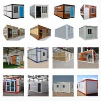 Casa Container di Lusso a 2 Camere da Letto con Tetto Piatto, Espandibile, Prefabbricata e Modulare per Uso Residenziale