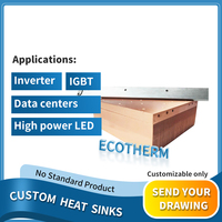 Ecotherm personnalisé haute puissance refroidissement à Air passif Led dissipateur thermique GPU dissipateur thermique en cuivre