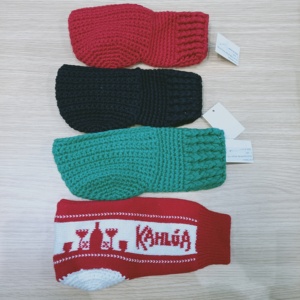 Moufle à bière en crochet Porte-gant tricoté Mitaines tricotées à boire - Product Image 2