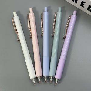 Bolígrafos Metálicos Retráctiles Estilo Macaron, Tinta Negra de 1.0 mm, Escritura Suave y Cómoda, Bolígrafo con Logotipo - Product Image 1