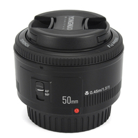 Meilleures ventes YONGNUO YN50mm F1.8 objectif grande ouverture objectif de mise au point automatique 50mm/f1.8 pour appareils photo reflex numériques Canon EOS
