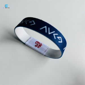 Vente en gros personnalisable Polyester élastique RFID Bracelet réutilisable T5577 Bracelet de sport <span class=keywords><strong>Code</strong></span> QR 13.56MHz pour carte de visite Hôtel - Product Image 3