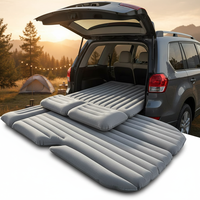 Matelas gonflable de voiture d'extérieur, matelas pneumatique pliable, lit de voyage pour siège arrière, compatible SUV, coussin de couchage en PVC, matelas pneumatique de voiture