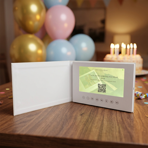 Carte-cadeau numérique avec écran LCD, personnalisable, pour publicité d'entreprise, promotion, <span class=keywords><strong>anniversaire</strong></span>, <span class=keywords><strong>invitation</strong></span> - Product Image 4