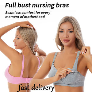<span class=keywords><strong>Reggiseno</strong></span> da <span class=keywords><strong>Allattamento</strong></span> Senza Cuciture Taglie Forti OEM, Bralette per <span class=keywords><strong>Allattamento</strong></span> Antistatica in Tessuto Traspirante, Design per Facile <span class=keywords><strong>Allattamento</strong></span> - Product Image 4