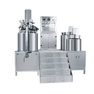 DUANYUE 100L-3000L Fixed Homogenizer Body Emulsion Manufacturing Equipment Cream Vacuum Homogenizer Emulsion Mixer