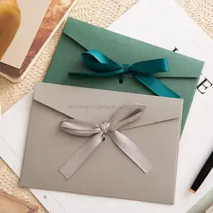 Enveloppe cadeau premium cartes de remerciement papier affaires carte cadeau enveloppe enveloppe kraft cadeau