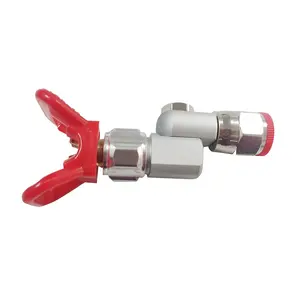 7/8" F-7/8" M Universal Swivel Joint with Sprayer Tip Guard Rotation Swivel Joint Adapter for Airless Spray Gun