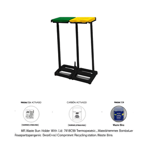 Porta sacco rifiuti Bis portasacchi con tapa MR.B 7418C99 - Product Image 2