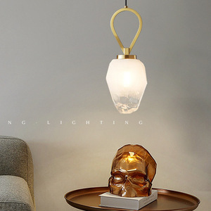 Lampe suspendue à tête unique pour salon, salle à manger, hôtel, chambre à coucher, chambre d'amis, table d'appoint, lampe de chevet, lustre, luminaire suspendu - Product Image 5