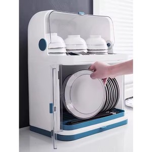 热销厨房碗碟架排水板储物容器<span class=keywords><strong>2</strong></span>层碗碟晾衣架 - Product Image 6