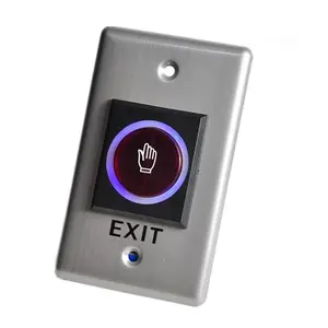 Touchless Switch Access Control No Touch Exit Push Button For Automatic Door Opener