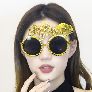 Owd005-2 Lunettes de soleil fantaisie modernes pour douche nuptiale, décorations de fête pour marié, mariée, enterrement de vie de jeune fille, fournitures et cadeaux de <span class=keywords><strong>mariage</strong></span> de nuit - Product Image 6
