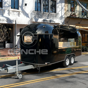 Certificado COC Mobile Ice Cream Food Truck Shining Street Catering Bebida Comida Remolque para comida rápida - Product Image 3