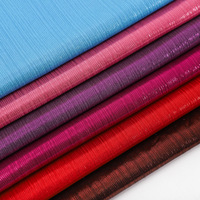 Kain Foil Metalik Hot Stamping dengan Spandex/Polyester Elastis Empat Arah 160gsm Gaya Polos untuk Pakaian Olahraga Kostum Panggung