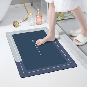 Alfombra de Baño Minimalista Super Absorbente de 40x60cm con Estampado de Letras, Secado Rápido, Envío Directo desde la UE, Stock en Polonia - Product Image 2