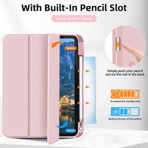 Étui en cuir personnalisé Skin Touch à trois volets Folio Flip Cover, étui pour <span class=keywords><strong>tablette</strong></span> en cuir pour Apple iPad 10e 2025 11 <span class=keywords><strong>pouces</strong></span>/IPad Pro 11 2024 - Product Image 5