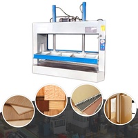 Prensa Fría Industrial MH3248 de 4x8 Pies y 50 Toneladas, Directo de Fábrica, para Unión de Paneles de Aluminio tipo Panal para Puertas Cortafuegos