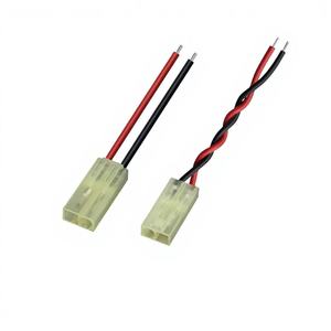 Câble de borne <span class=keywords><strong>Tamiya</strong></span> EL4.5 mâle-femelle 2P rouge et noir, âme en cuivre étamé, pour batterie et ESC de modèle d'avion - Product Image 4