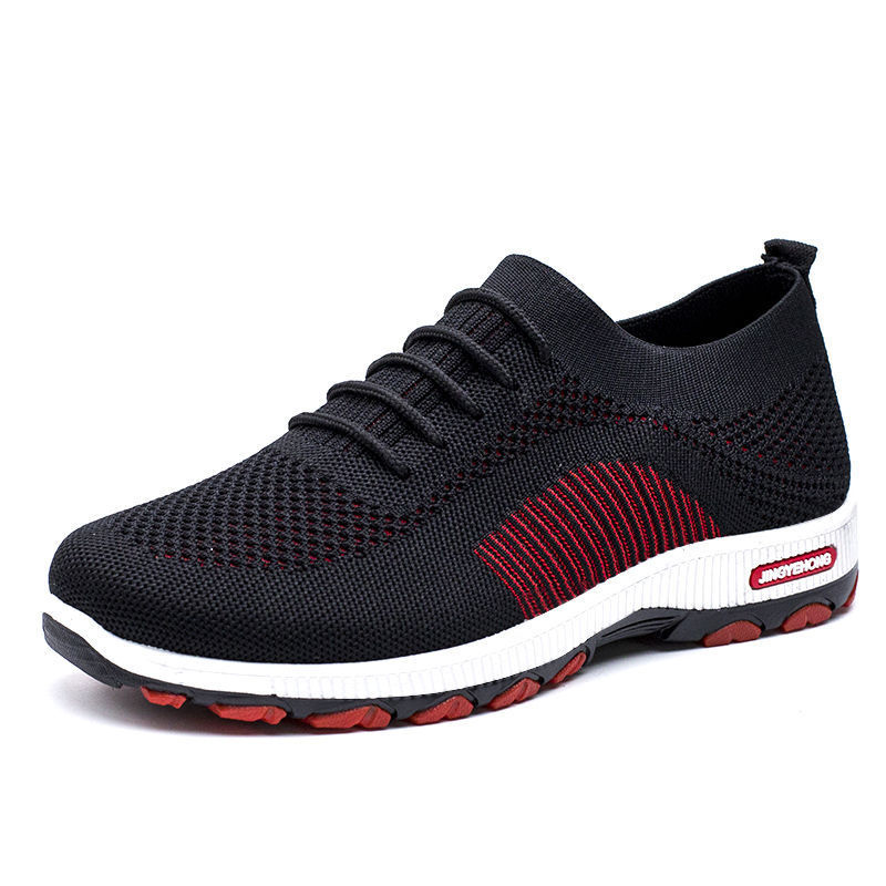 Cheap Price Hot Summer Sale Men's Casual Sport Shoes and Trendy Running Shoes Knit Woven Walking Shoes Footwear