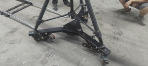 Grue de caméra télescopique ultra-légère de 5 m avec trépied GFM 7800 et roues sur rail qui peuvent rouler sur rails - Product Image 5