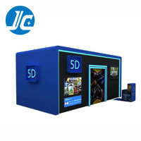 Attractions interactives, cinéma à mouvement complet, siège de cinéma ergonomique, système de cinéma 3D 5D 7D avec technologie holographique