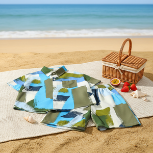 Camicia Estiva per Bambini in Stile Coreano con Cartoni Animati in Cotone e Chiffon, Nuova Moda 2025, Elegante per Neonati, Direttamente dalla Fabbrica - Product Image 3