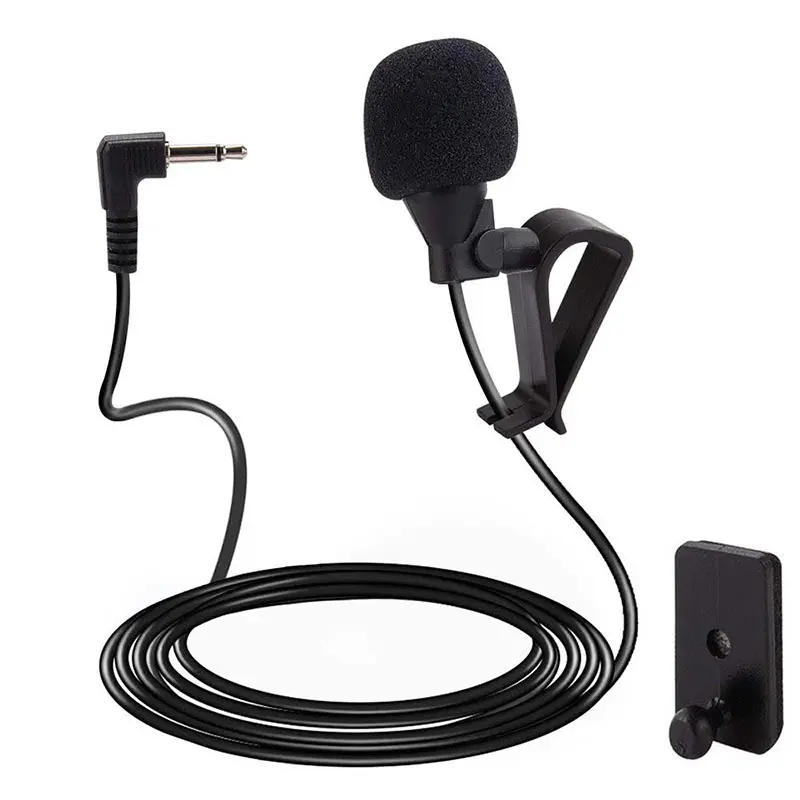 Pour voiture Pioneer récepteur Radio stéréo MINI professionnel voiture Audio Microphone Mono filaire Mini Microphone externe pour PC Auto Ca