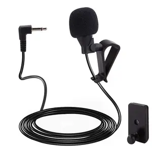 Araba için Pioneer Stereo radyo alıcısı MINI profesyoneller için araç ses mikrofon Mono Mini kablolu harici mikrofon PC oto Ca