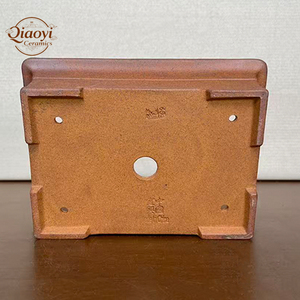 Maceta artística Yixing de barro horneado al horno para suelo de bonsái Rectangular, herramienta de jardinería moderna para interiores para plantar plantas - Product Image 6
