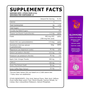 Polvo Adelgazante de Buena Calidad con Vinagre de Sidra de Manzana y Cafeína, Promueve la Digestión, Apoya la Salud Intestinal, Polvo para Bajar de Peso - Product Image 2