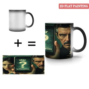 Taza de Café para el Desayuno, 11 oz, Cerámica, Cambia de Color, Taza Mágica - Product Image 4