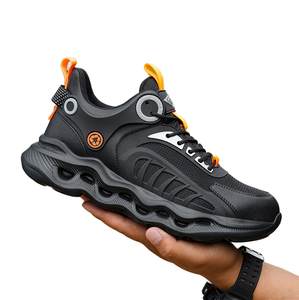 8855 ZG <span class=keywords><strong>scarpe</strong></span> di sicurezza <span class=keywords><strong>leggere</strong></span> in acciaio traspirante per uomo nero <span class=keywords><strong>scarpe</strong></span> di sicurezza invernali prezzo di fabbrica per l'autunno estate - Product Image 4