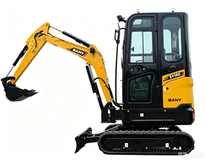 Nouvelle mini-excavatrice sur chenilles SANY SY16C de 1,8 tonne, petite pelle avec châssis rétractable, moteur Yanmar, CE Stage V, pour jardin - Product Image 5